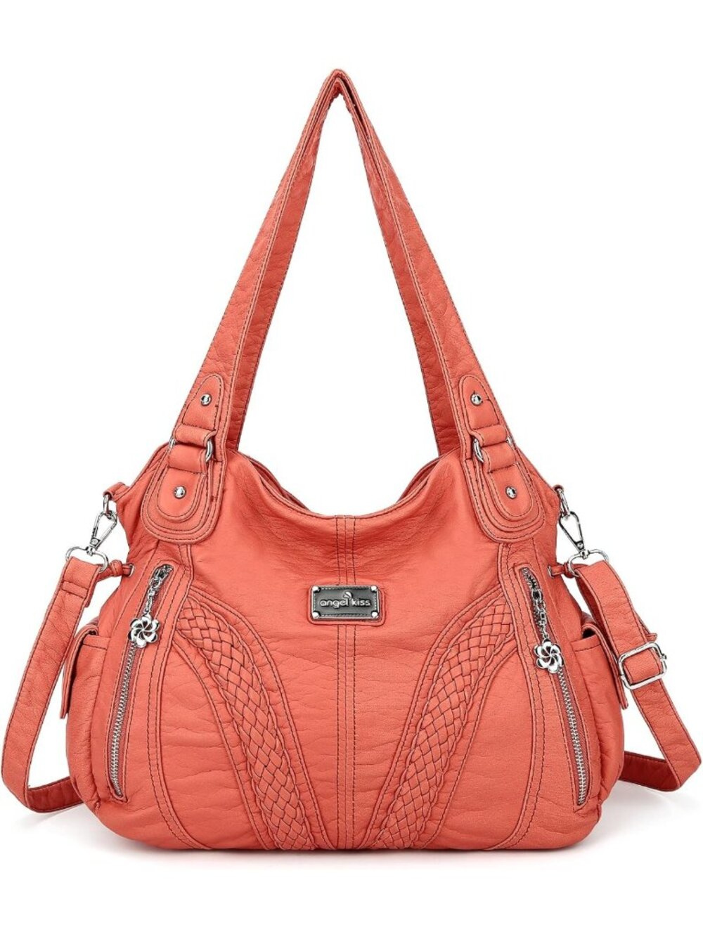 Stylish Women's Tote Bag - Fashionable Shoulder Satchel in Washed Synthetic
